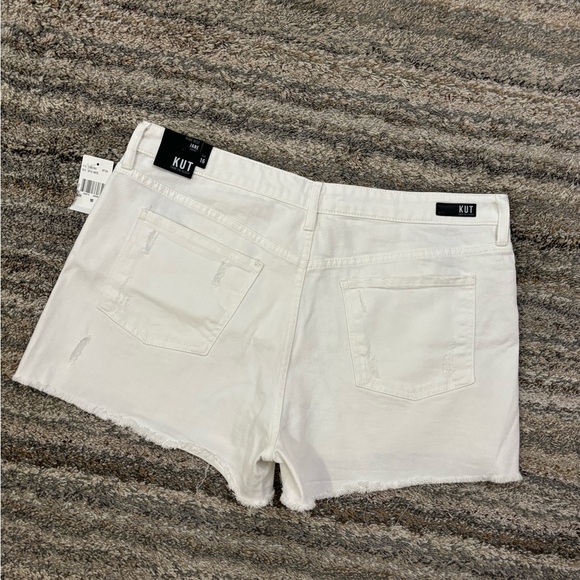 KUT From The Kloth High Rise Jane Shorts Sz 16 NWT | KUT High Rise Denim Shorts - Picture 12 of 14